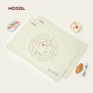 Самый продаваемый силиконовый коврик для выпечки HCOOL с героями мультфильмов, нескользящий коврик для выпечки на кухне, коврик для замешивания теста, пищевой уровень